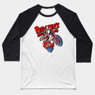 Pee Wee Herman Big Adventure Bicycle Art Baseball T-Shirt